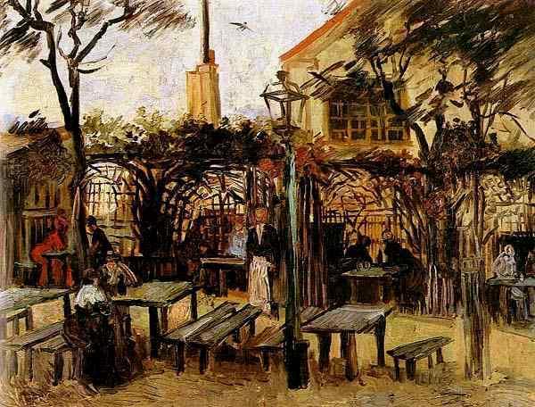Vincent Van Gogh Terrace of a Cafe on Montmartre China oil painting art